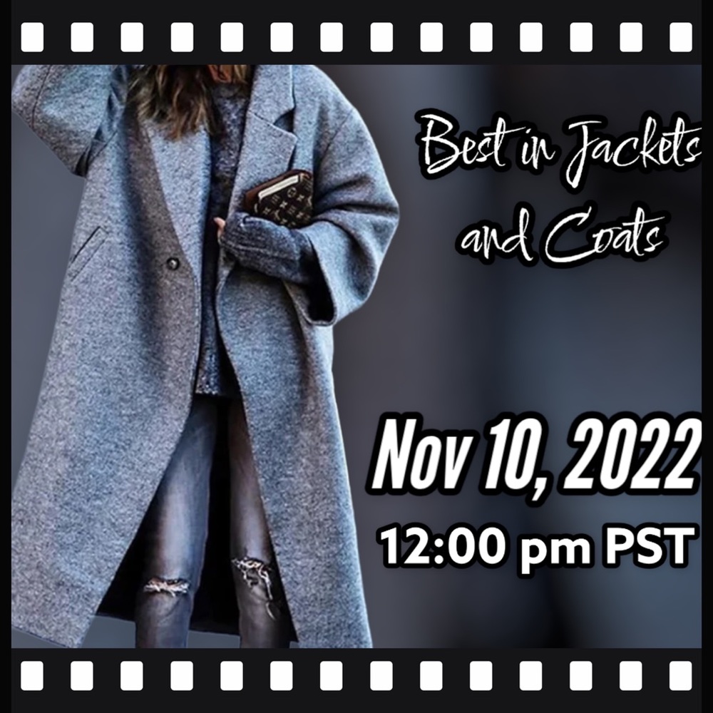 💥HP’s chosen!🫶🏻 11/10/22💥Co-hosting💥”Best in Jackets & Coats Posh Party”